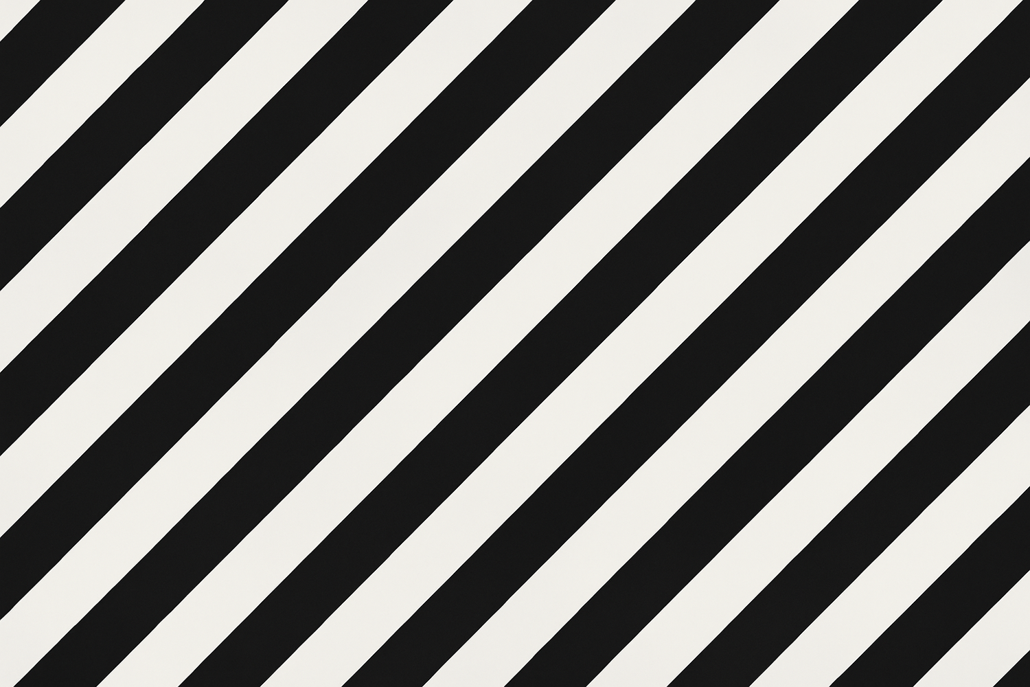 black and white diagonal stripes